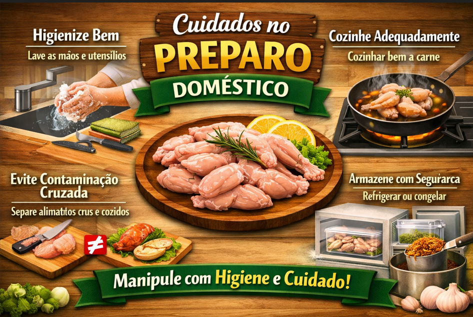 Cuidados no Preparo Doméstico da Carne de Rã