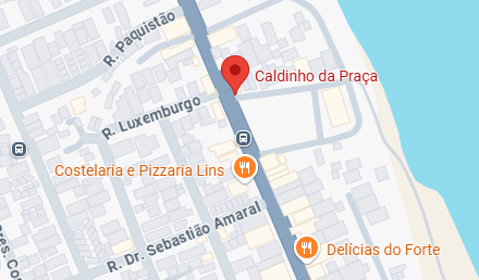Localização Caldinho da Praça de Pau Amarelo