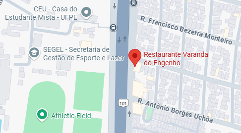 Localização Restaurante Varanda do Engenho