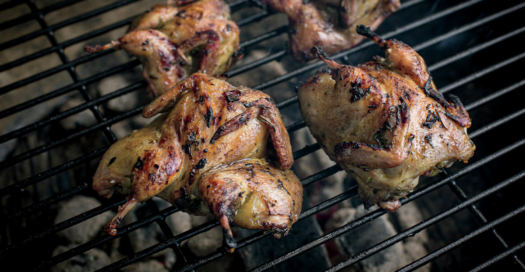 Carne de Codorna na Brasa