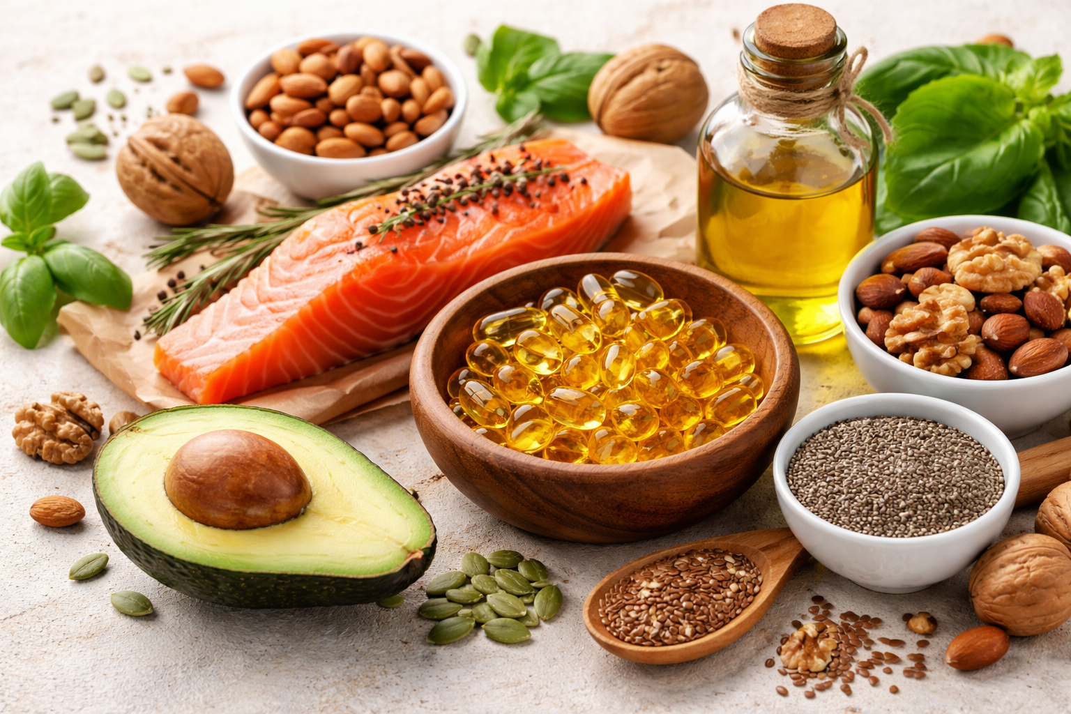 Alimentos ricos em Ácidos Graxos