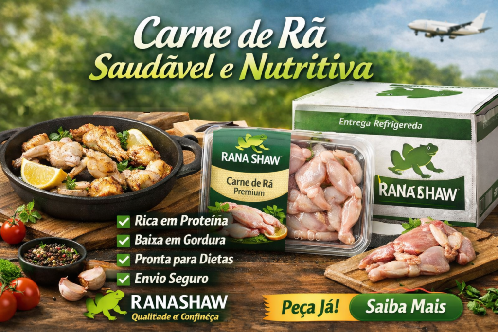 🟢 Carne de Rã no Brasil | Nutritiva e Sustentável - Ranashaw